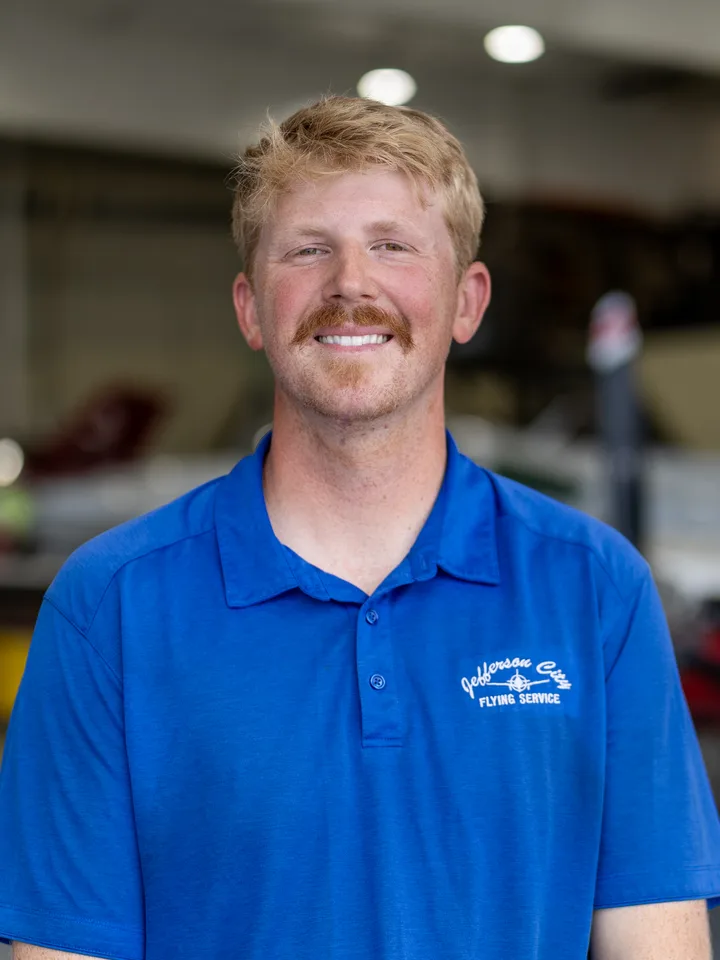 Nathan Katz, flight instructor at Jefferson City Flying Service